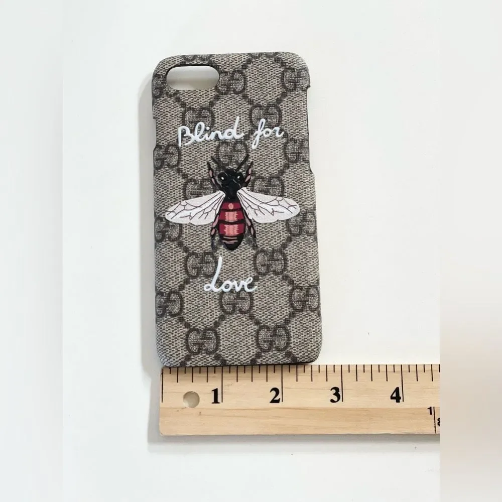 New authentic Gucci Iphone 7/8 phone case 208/016